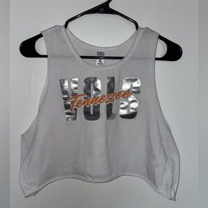 Tennessee VOLS Women's White Sleeveless Top